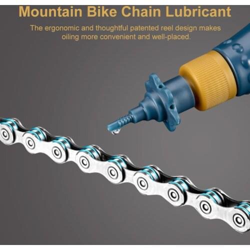 60 mL Lube Bicycle Chain Lubricant Oil with Cleaning Cloth, Cycling Protection Bearings Portable Tools Bike Repair Grease