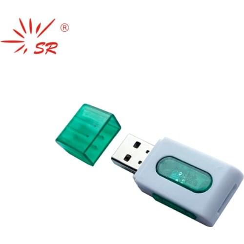 SR Elves Mini 4 Colors USB Card Reader 2.0 Adapter Flash Drive for Tablets Laptops Support Micro SD TF 64GB Memory Card
