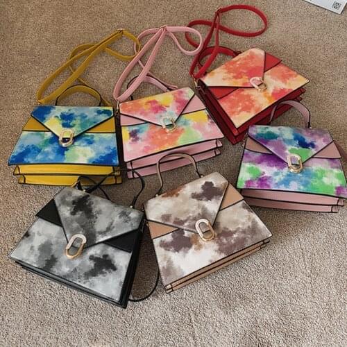 Texture lock handbag 2020 new fashion organ bag Korean versatile One Shoulder Messenger Bag