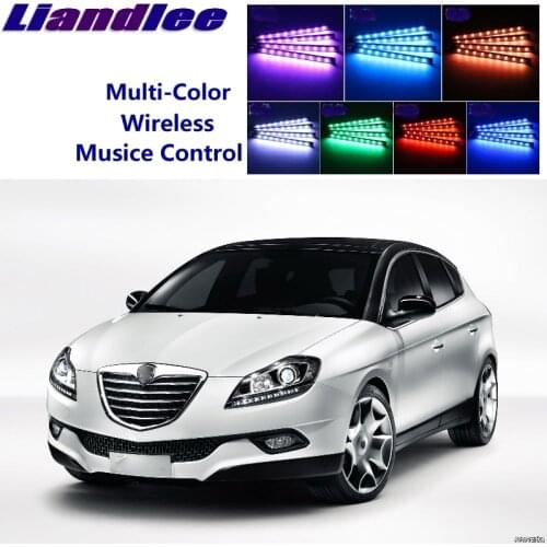 LiandLee Car Glow Interior Floor Decorative Atmosphere Seats Accent Ambient Neon light For Chrysler Delta MK3 2008~2019
