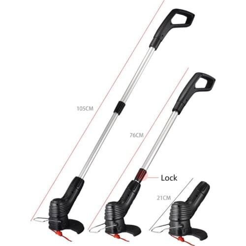 2021 New Electric Grass Trimmer Handheld Lawn Mower Cordless Weed Strimmer String Cutter