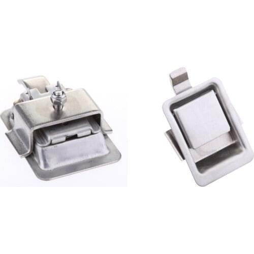 2x Heavy Duty Stainless Steel Mini Flush Lock Door Recessed Mounted Latch without Key
