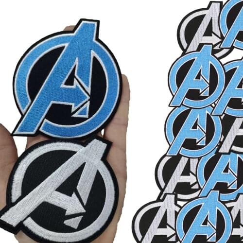 Disney Marvel The Avengers Sign 1PCS Cloth Patch Stickers Affixed To Clothing Accessories Clothes Patch Stickers Patch For Cloth