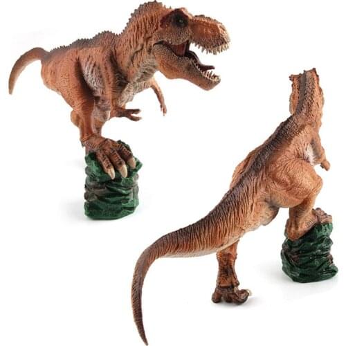 1PC 34cm Realistic Kaiser Dragon with Platform Dinosaur Toy Kids Early Educational Actions Figure Model Toys Gift