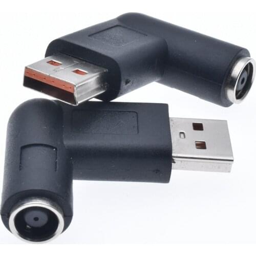 1PCS DC 7.9*5.4mm DC Jack to Special USB Charger Power Adapter 90 Degree Angled for Lenovo Yoga3 PRO yoga 3 4 11 Laptop