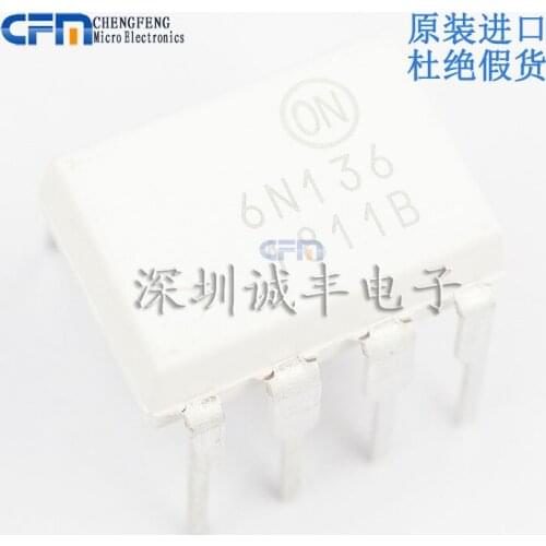 10pieces 6N136 6N136M DIP
