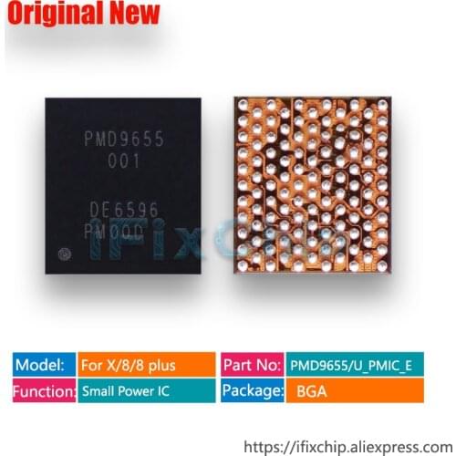 10pcs/lot 100% New PMD9655 For iphone x/8/8plus/8 plus U_PMIC_E RF Small Power Managment RF PMIC IC Chip