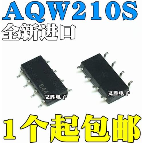 10pcs/lot AQW210S AQW210SX AQW210 SMD SOP8 optocoupler solid state relay optocoupler
