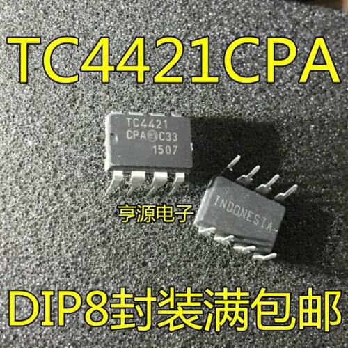10PCS TC4421 TC4421CPA TC4421EPA DIP-8