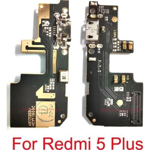 10 PCS USB Charger Charging Port Dock Connector Board Flex Cable For Xiaomi Mi Redmi 5 Plus 5+ Redmi5 Plus Redmi5+ 5plus Part