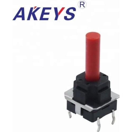 20PCS TS-I026 10*10 Waterproof Tact Switch DIP 4 Pin Tactile Switch With Stents