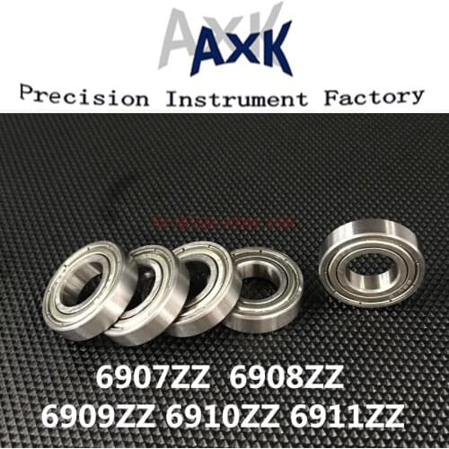 2019 Real Limited Axk 6907zz 6908zz 6909zz 6910zz 6911zz Lot/10pcs Metal Shielded Bearing Ball Bearings