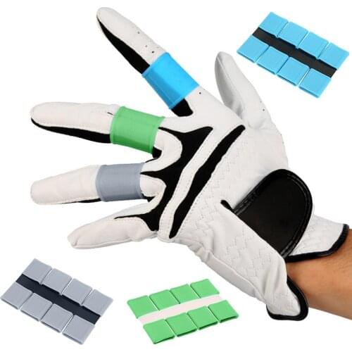 8Pcs Unisex Multi Color Golf Finger Silicone Support Sleeves Hand Protector Outdoor Sports Accessories