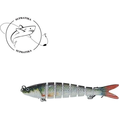 Bionic Multi-Section Swimming Anti-Corrosion Hard Fishing Lure 11g,25g Artificial 8 Section Freshwater Plastic Fishing Bait