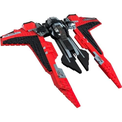 Buildmoc Tie Mauls Gauntlet Guard Fighter Moc Plan Fighters Collection Model Building Block Toys Gifts
