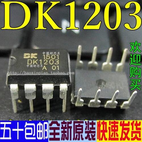 Direct Plug Dk1203 Dip-8 Low Power Offline Switching Power Supply Control Chip Brand New & Original Delivery