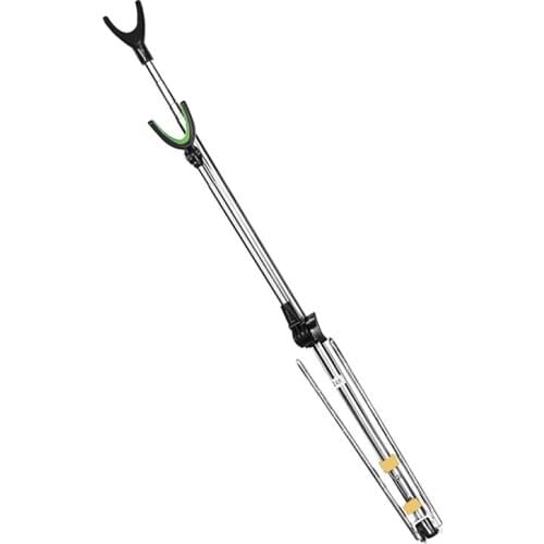 Fish Rod Holder Stand Bracket Adjustable Fishing Rods Holder 2.1M Telescoping Fishing Tool Hand Rod Brackets