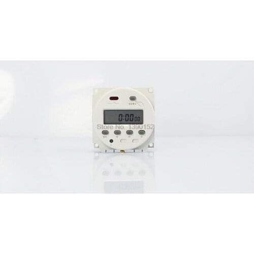 By dhl 20pcs CN102A LCD Power Digital 12V/24V/110V/220V AC/DC 7 Days Programmable Timer Time Switch