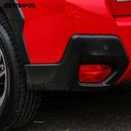 For Subaru XV Crosstrek 2018-2020 SUV Rear Fog Light Lamp Cover Trim Foglight Frame Chrome Exterior Accessories Car Styling