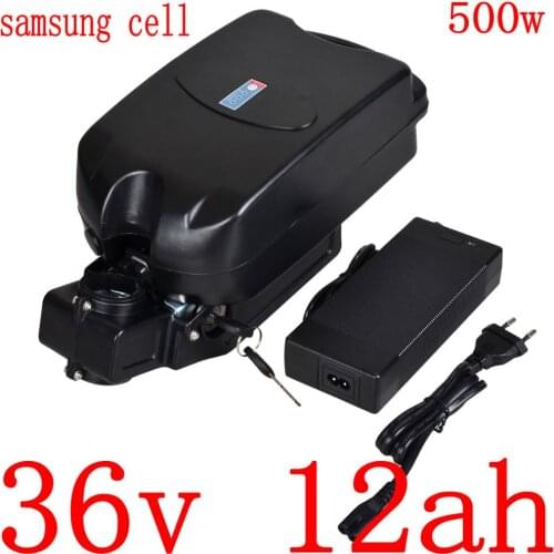 36V Lithium Battery Pack 36V 12Ah Electric Bicycle Battery 36V 12AH 15AH 18AH 500W li-ion Battery use samsung cell free duty