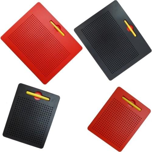 NEW Biger Magnetic Tablet Magnet Pad Drawing Board Steel Bead Stylus Pen Pop Bead Learning Educational Writing Toys for Kid Gift