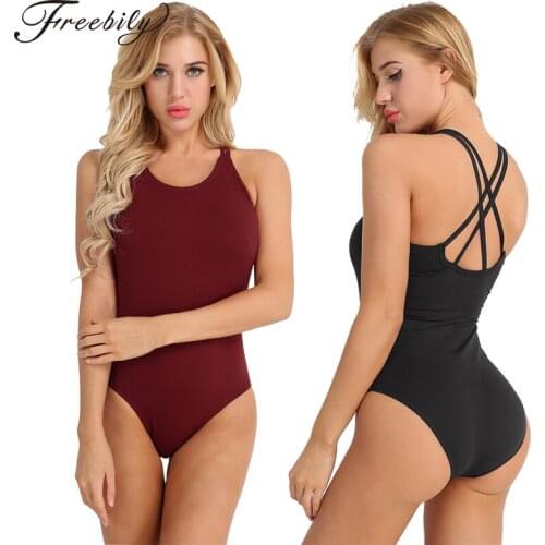 New Women Sleeveless Built In Shelf Bra Ballet Leotards Ballet Dancewear Adult Ballet Dance Practice Clothes Gymnastics Leotards