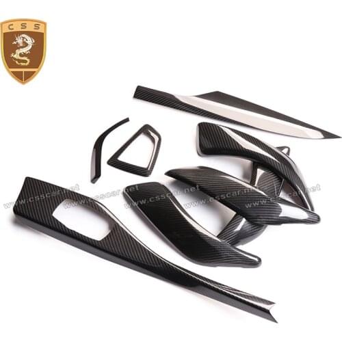 Real Carbon Fiber Interior Trim Dash Kit fit Coupe & Sedan door trim dashboard For BMW 1 Series 2 Series F20 F21 F22 F23 14-up