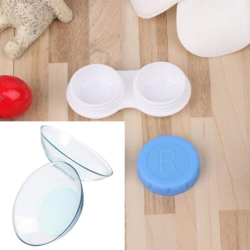 Contact Lens Box Holder Plastic Objective Travel Portable Case Storage Container