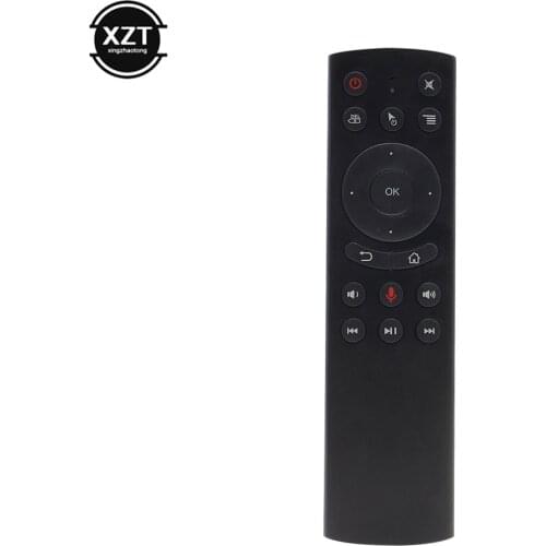 New Gyro Smart Voice Remote Control IR Learning 2.4G Wireless Fly Air Mouse for X96 Mini H96 MAX X99 Android TV Box vs G10 G20