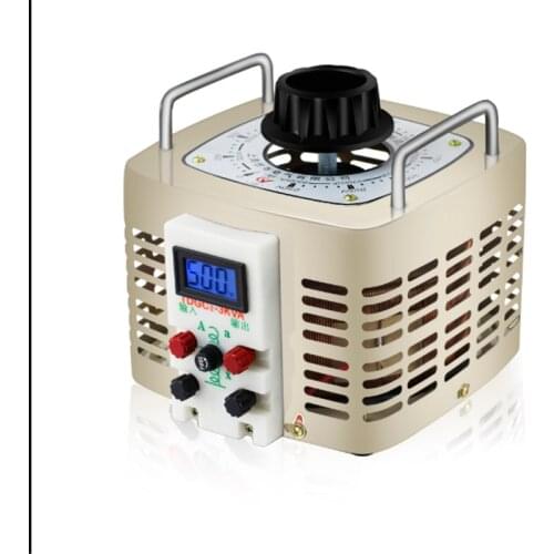 3000W Digital Display Voltage Regulator 220v Auto-coupled Contact AC With Output 0-250v Adjustable Voltage Power Supply TDGC2