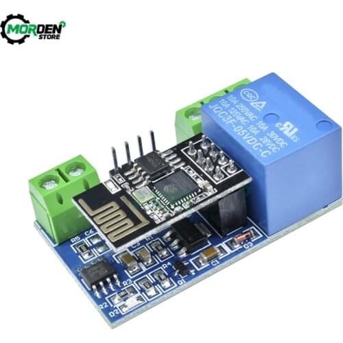 5V Wifi Relay Module 1 CH With ESP8266 ESP-01S ESP01S WIFI Wireless Board for Smart Home Intelligent Furniture Wireless Relay
