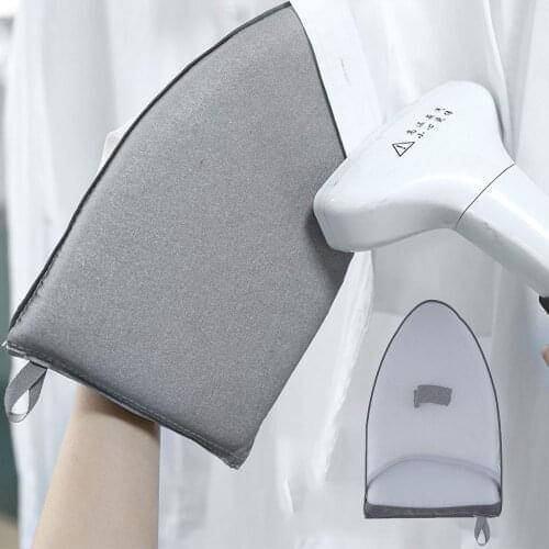 Mini Hand-Held Ironing Board Pad Sleeve Heat Resistant Glove For Clothes Garment Steamer Iron Table Rack Holder