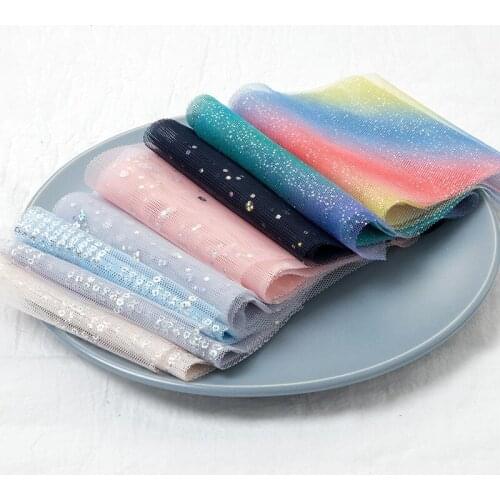 Kewgarden 6cm 10cm Glitter Dot Lace Gauze Ribbons Handmade Tape DIY Dress Hair Bowknot Accessories Satin Riband Webbing 10 Meter