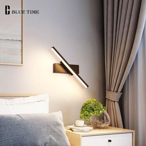 Modern Led Wall Lamp Bedside Light For Living room Bedroom Study room Dining room Adjustable 110V 220V Sconce Wall Light Fixture