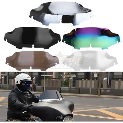 Windshield Windscreen Motorcycle Wind Deflectors Windshield Windscreen For Harley Electra Street Glide Touring Bike 1996-2013