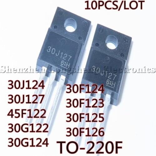 10PCS/LOT GT30F124 30F124 GT30F123 30F123 GT30F125 GT30F126 GT30J124 30J124 GT30J127 30J127 GT45F122 GT30G124 GT30G122 TO-220F