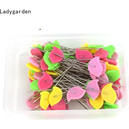 100PCS Metal Plastic Bird Pin Flat Pin Hand Sewing Fixed Sewing Marker Needle DIY Needles Quilting Tool Sewing Accessories