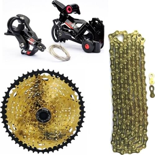 12 Speed MTB Bike Groupset SENSAH XRX 12s Shifter Lever Rear Derailleur 11-52T Gold Cassette X12 Chain For XT M8100 M9100 Eagl