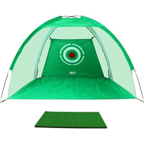 3Meter Golf Training Cages with 11"x23" Chipping Driving Practice Mat Golf Hitting Aid