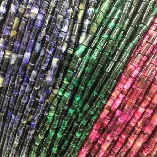 4*8MM 46Pcs Natural Tiger Eye Stone Bead Strands Semi-precious Jewelry Loose Beads