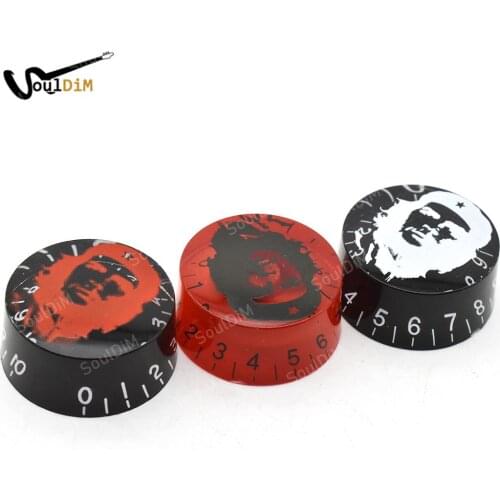 4pcs Acrylic LP Electric Guitar Knob Tone Volume Guitar Pot Cap Control for Lp Guitar Replacement Guitar Parts & Accessories