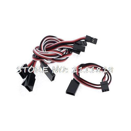 5 Pcs 30cm Lenght Long Electronic 3 Pin Jumper Wire Connector