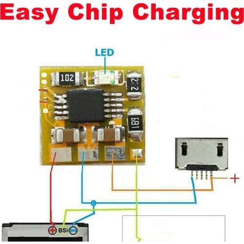 5/10pcs ECC Easy chip charge fix all charger problem for all mobile phones & tablets pcb&ic problem not charger good working