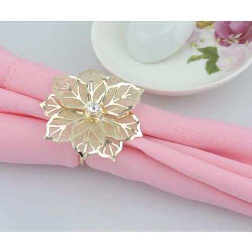 6pcs/lot Exquisite high-end hotel restaurant dedicated napkin ring mouth cloth napkin ring napkin ring seat ring