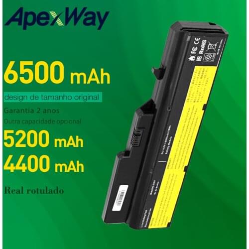 Apexway L09M6Y02 Laptop Battery for Lenovo B570E Z560 Z570 G560 G770 G780 L09C6Y02 L09S6Y02 L10C6Y02 L10P6Y22 LO9L6Y02 LO9S6Y02