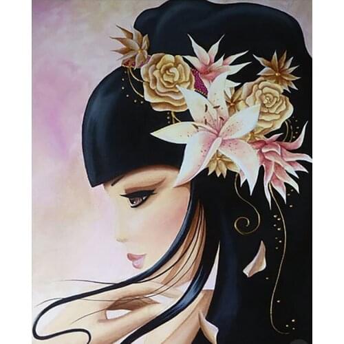 Old Street Home DIY 5D Diamond Painting girl Cross Stitch Mosaic diamond embroidery Needlework Patterns Rhinestone paintings