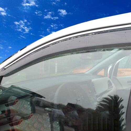 Car waterproof decorative strip sun visor special modified window rain eyebrow decoration For Toyota Previa Estima
