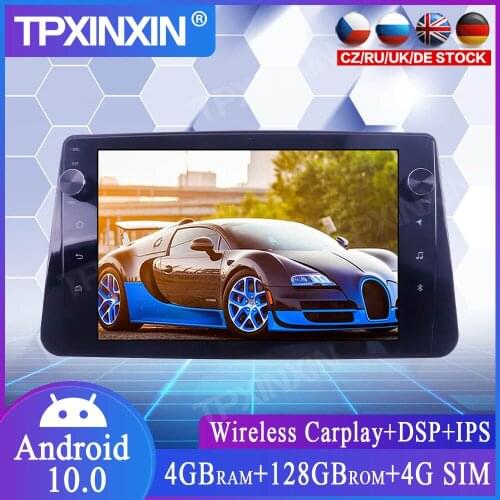 For Nissan Kicks 2018+ Android Radio 4+128G DSP Wireless Carplay Car Multimedia Stereo Player Headunit Audio Radio GPS Navigtion