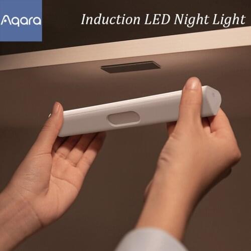 Xiaomi Aqara Induction LED Night Light Magnetic Design 2 Level Brightness Human Body Sensor 8 Month Standby Time for Bedroom