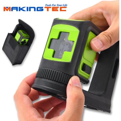 MAKINGTEC 2 Lines Laser Level Self-leveling laser Leveler Vertical Horizontal Cross Laser Indoor Outdoor Measurement Tools